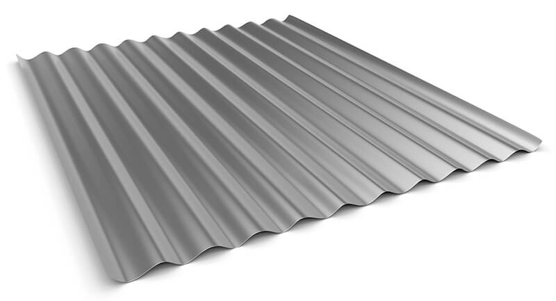 Corrugated roof sheeting