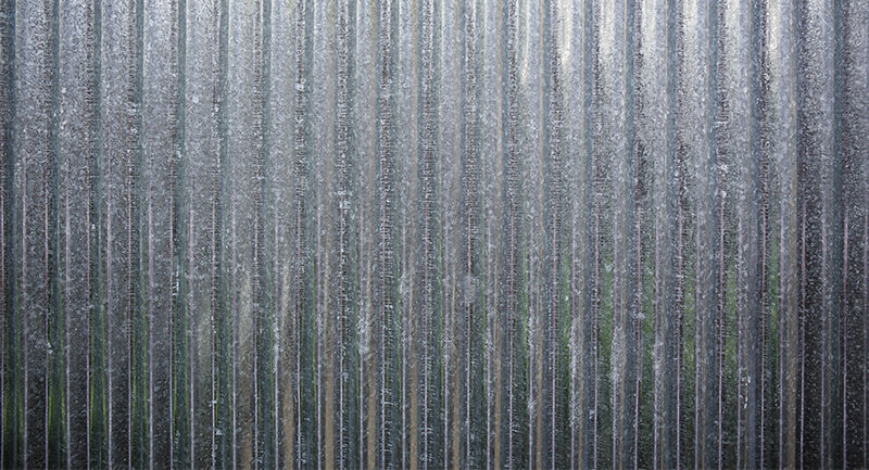 Galvanized roof sheeting